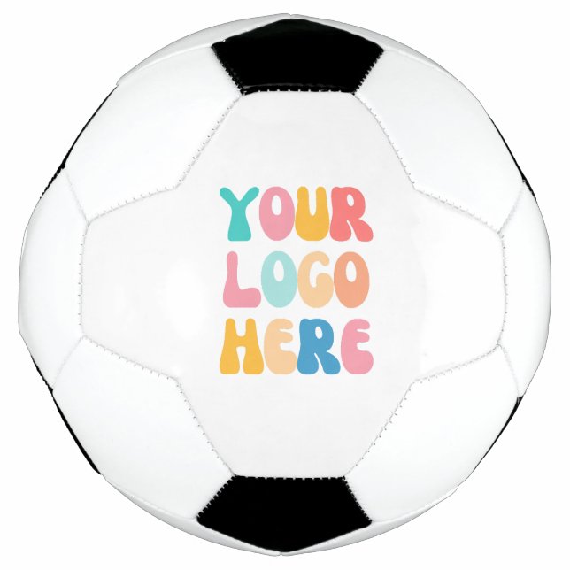 Ballon De Foot Ajouter votre entreprise Logo Moderne Minimal Simp (Devant)
