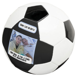 Ballon De Foot Ajouter votre photo/texte Sensibilisation à la SLA