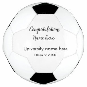 Ballon De Foot ajouter votre texte simple diplôme ajouter le nom 
