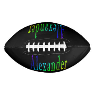 Ballon De Foot Alexandre Nom Coloré, Football