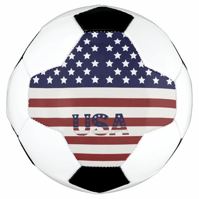 Ballon De Foot America Drapeau américain Motif américain (Devant)