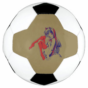 Ballon De Foot Américain Manga Neko Catgirl Kawaii Anime