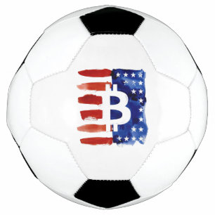 Ballon De Foot Amérique Bitcoin (Peinture No. 8)