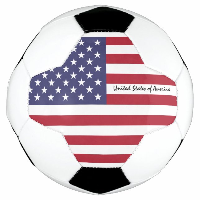 Ballon De Foot Amérique Football & États-Unis États-Unis Drapeau  (Devant)