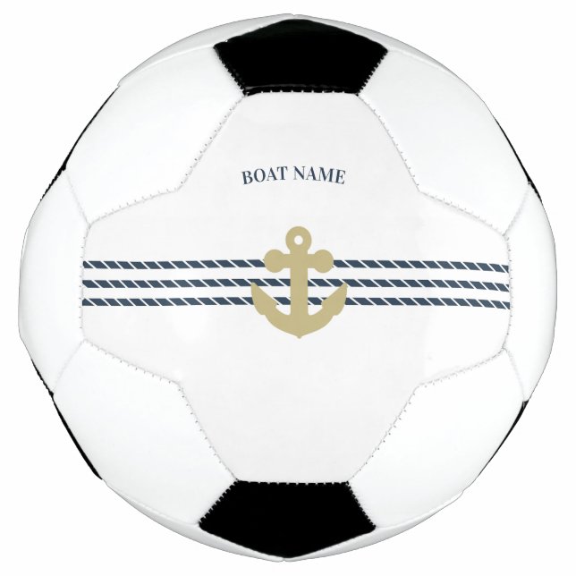 Ballon De Foot Ancre de bateau nautique, corde (Devant)