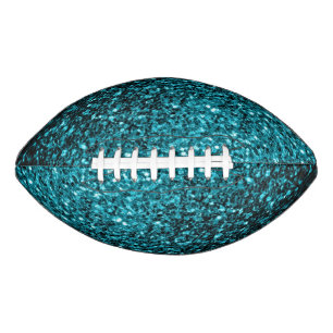 Ballon De Foot Aqua bleu faux parties scintillant scintille