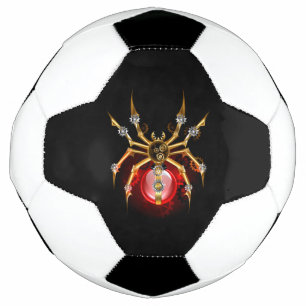Ballon De Foot Araignée en vapeur noire
