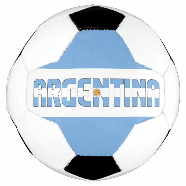 Ballon De Foot Argentine Drapeau adorable patriotique (Devant)