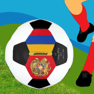 Ballon De Foot Arménie Personnalisée, Drapeau, Bal photo de footb