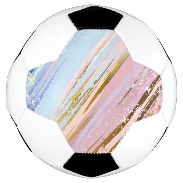 Ballon De Foot Arrière - plan rose texturé (Devant)