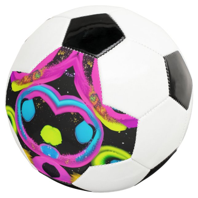 Ballon De Foot art abstrait brillant (3/4)