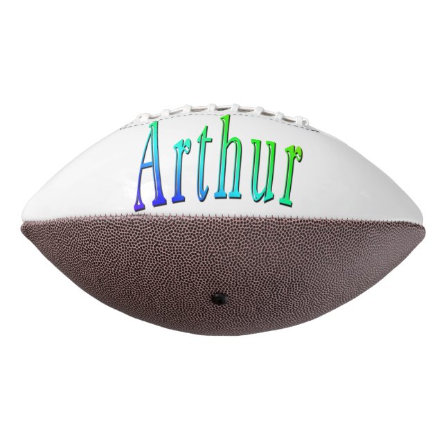 Ballon De Foot Arthur Name, Football (Tourné à 270°)