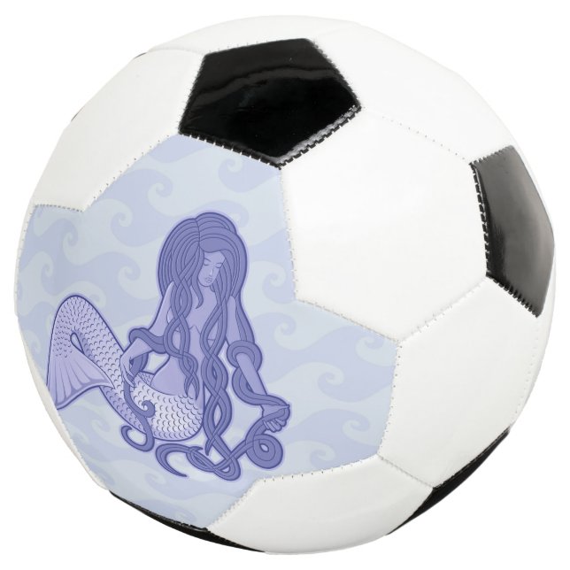 Ballon De Foot Assis Mermaid bleu (3/4)