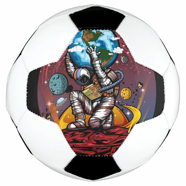 Ballon De Foot Atlas Space Man (Devant)