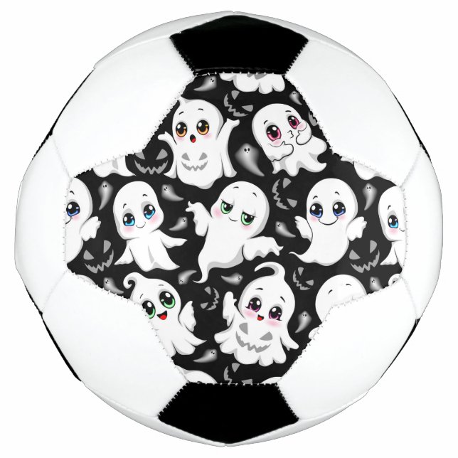 Ballon De Foot Baby Ghosts Éffrayant mignon Halloween humeur (Devant)