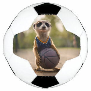 Ballon De Foot Baby Meerkat Joueur de basket-ball,