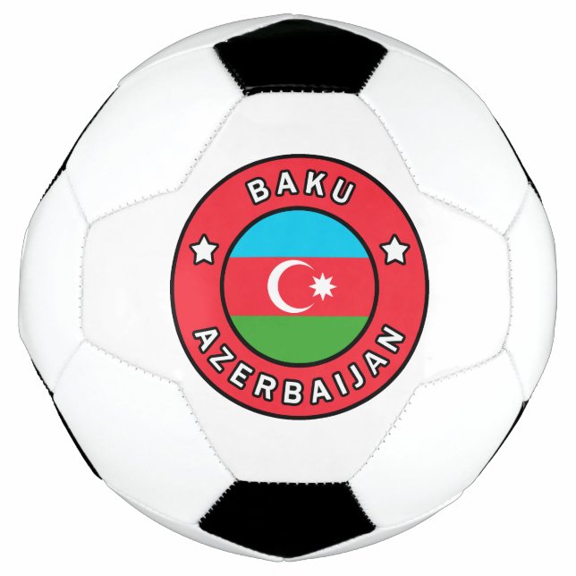 Ballon De Foot Bakou Azerbaïdjan (Devant)