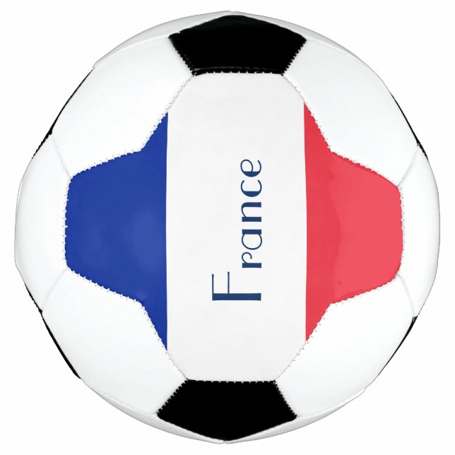 Ballon De Foot Bal de football du drapeau français (Devant)