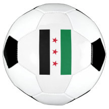 Bal de football du drapeau syrien libre