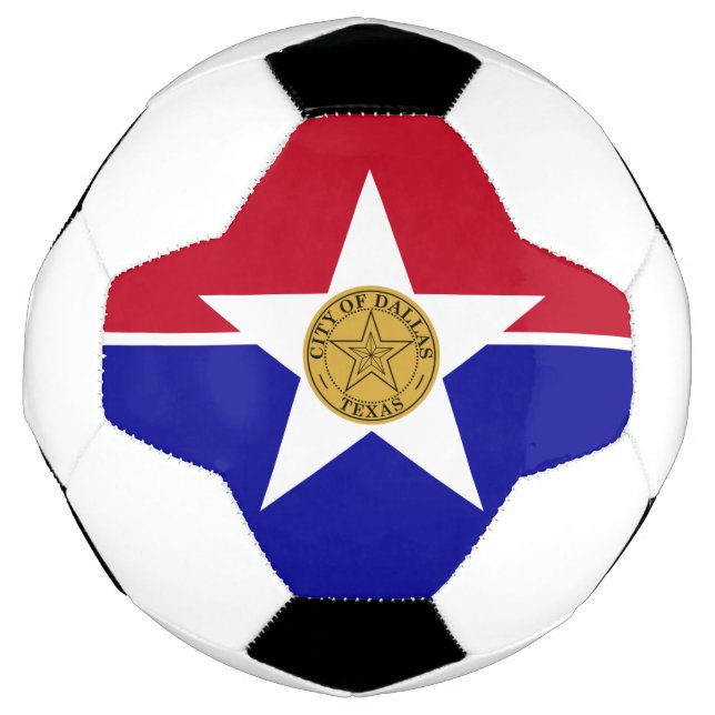 Ballon De Foot Bal de football patriotique avec Dallas (Devant)