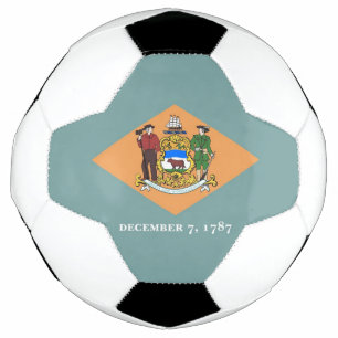 Ballon De Foot Bal de football patriotique avec drapeau du Delawa