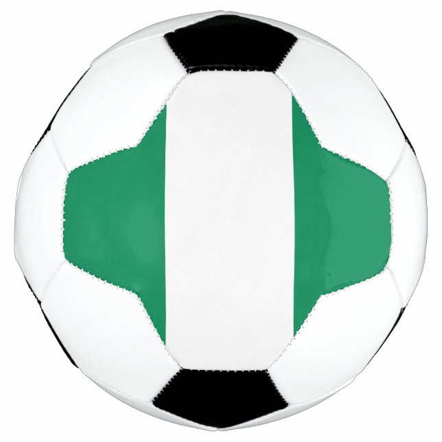 Ballon De Foot Bal de football patriotique avec drapeau du Nigeri (Devant)