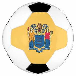 Ballon De Foot Bal de soccer patriotique avec drapeau du New Jers