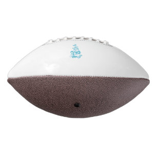 Ballon De Foot Ball Blue, Medium Turquoise design décoratif