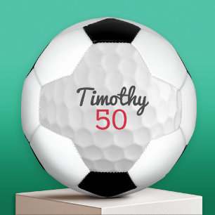 Ballon De Foot Ball de golf Dimples avec nom et numéro