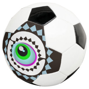 Ballon De Foot Balle de foot créative Œil de monstre sur la balle