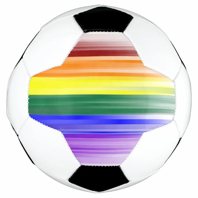 Ballon De Foot Balle de football à drapeau arc-en-ciel (Devant)
