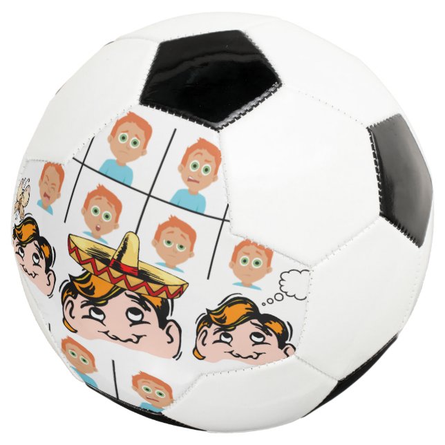 Ballon De Foot Balle de football différents visages (3/4)