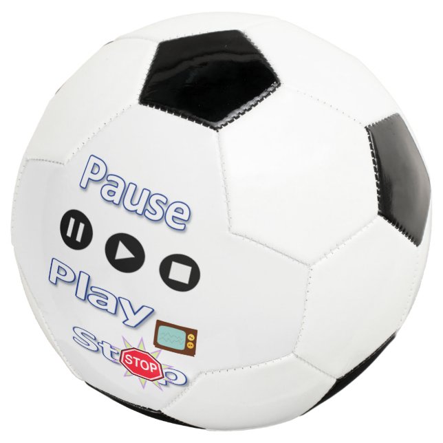 Ballon De Foot Balle de football Jouer Pause Stop (3/4)