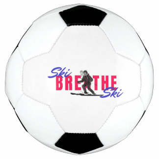 Ballon De Foot Balle de football, Ski Respire Ski - Balle de spor