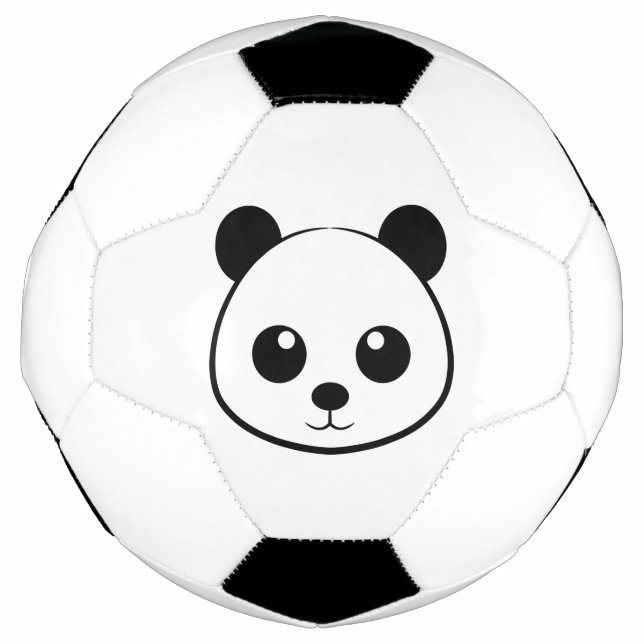 Ballon De Foot Balle de football visage Panda souriante - Sport a (Devant)