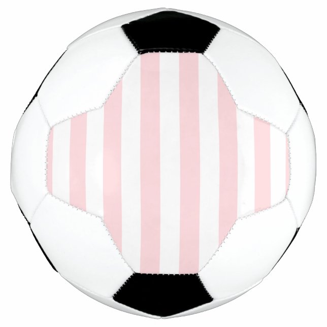 Ballon De Foot Balle de soccer Ball rose et blanc Ball (Devant)