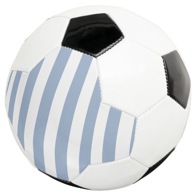 Ballon De Foot Balle de soccer bleu et blanc (3/4)