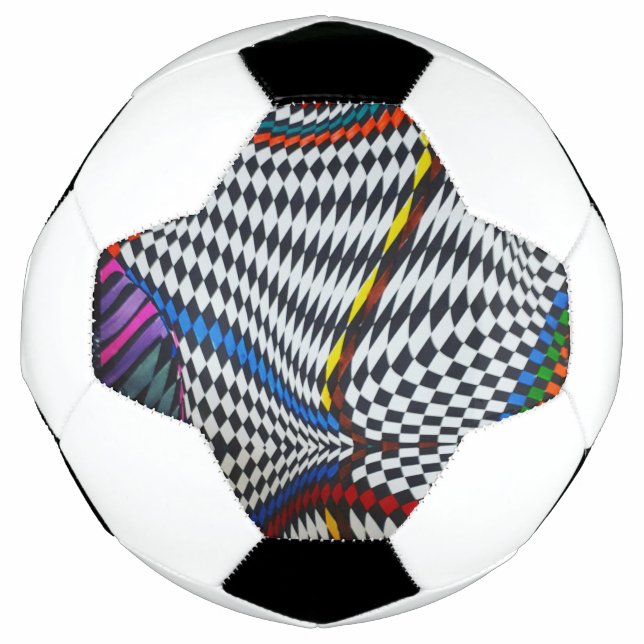 Ballon De Foot Balle de soccer d'illusion optique (Devant)