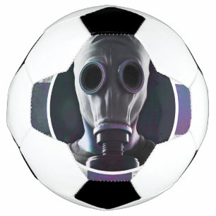 Ballon De Foot Balle de soccer en masque à gaz