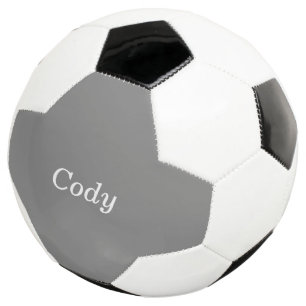 Ballon De Foot Balle de soccer personnalisée en gris