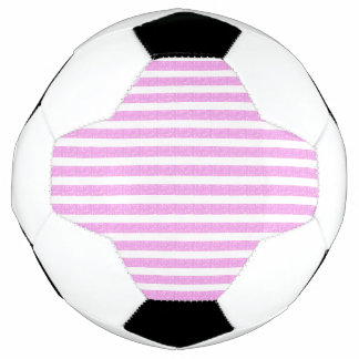 Ballon De Foot Bandes géométriques violettes claires