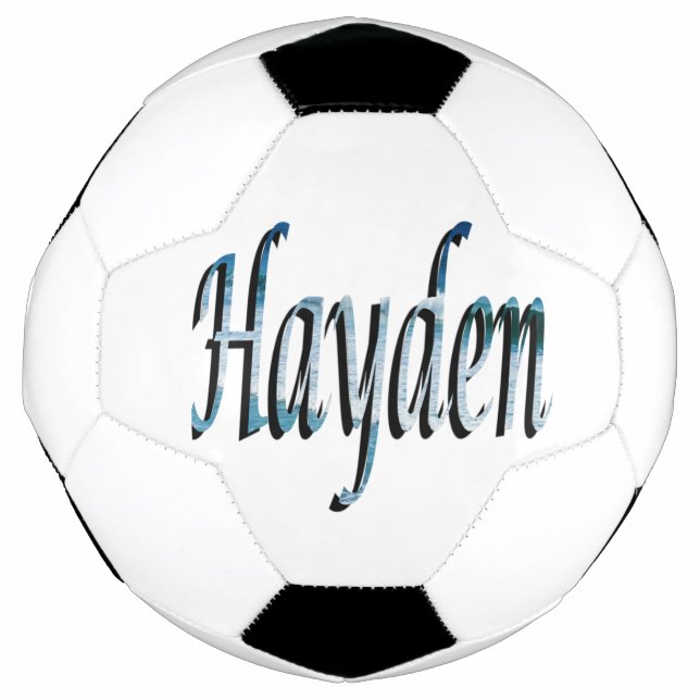 Ballon De Foot Beachy Hayden Nom, Soccerball (Devant)