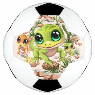Ballon De Foot Bébé Geckos jote personnages de dessin