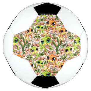 Ballon De Foot Bébé Geckos jote personnages de dessin