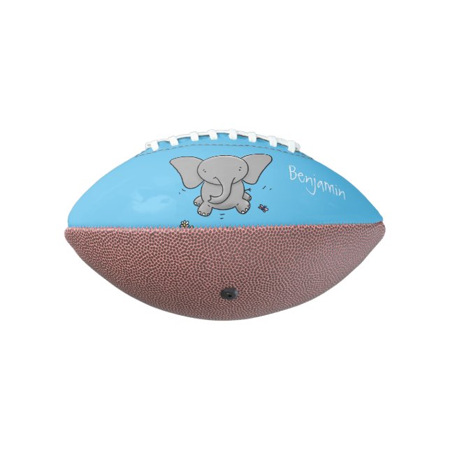 Ballon De Foot Belle adorable dessin d'éléphant bébé (Tourné à 270°)