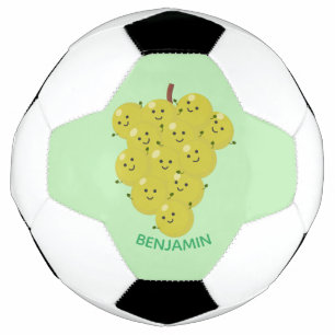 Ballon De Foot Belle bande de raisins amusante illustration