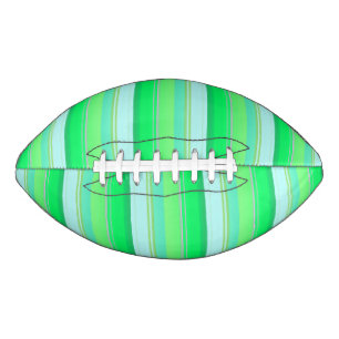 Ballon De Foot Belles rayures vert aqua