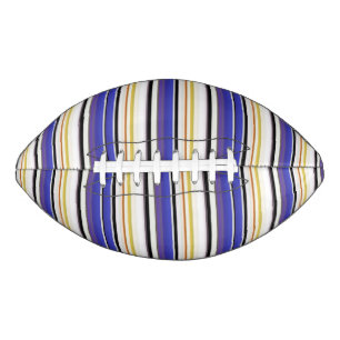 Ballon De Foot Belles rayures violettes blanches