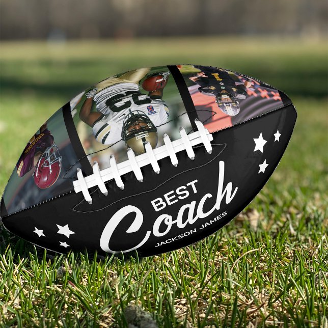 Ballon De Foot Best Coach Photo Collage Football (Créateur téléchargé)