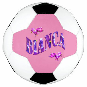 Ballon De Foot Bianca de conception florale Nom, Soccerball